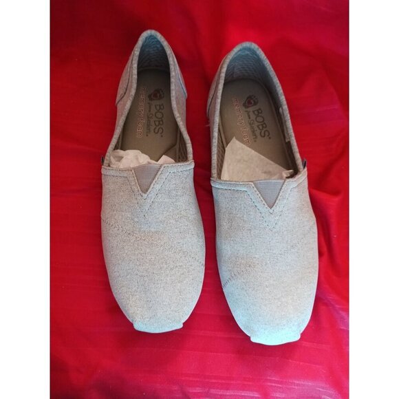 Bobs by Skechers Womens Gray Color gray Size 7.5 - Picture 1 of 13
